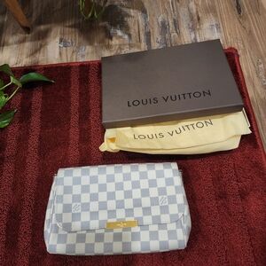 Louis Vuitton Favorite MM Damier Azur Crossbody Bag